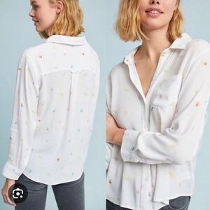 Rails New RARE Popsicles Silk Summertime Button Down Size S